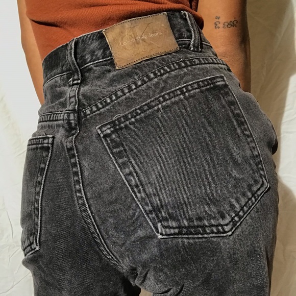 Vintage CK Grey Denim with Raw Hem - Picture 6 of 9